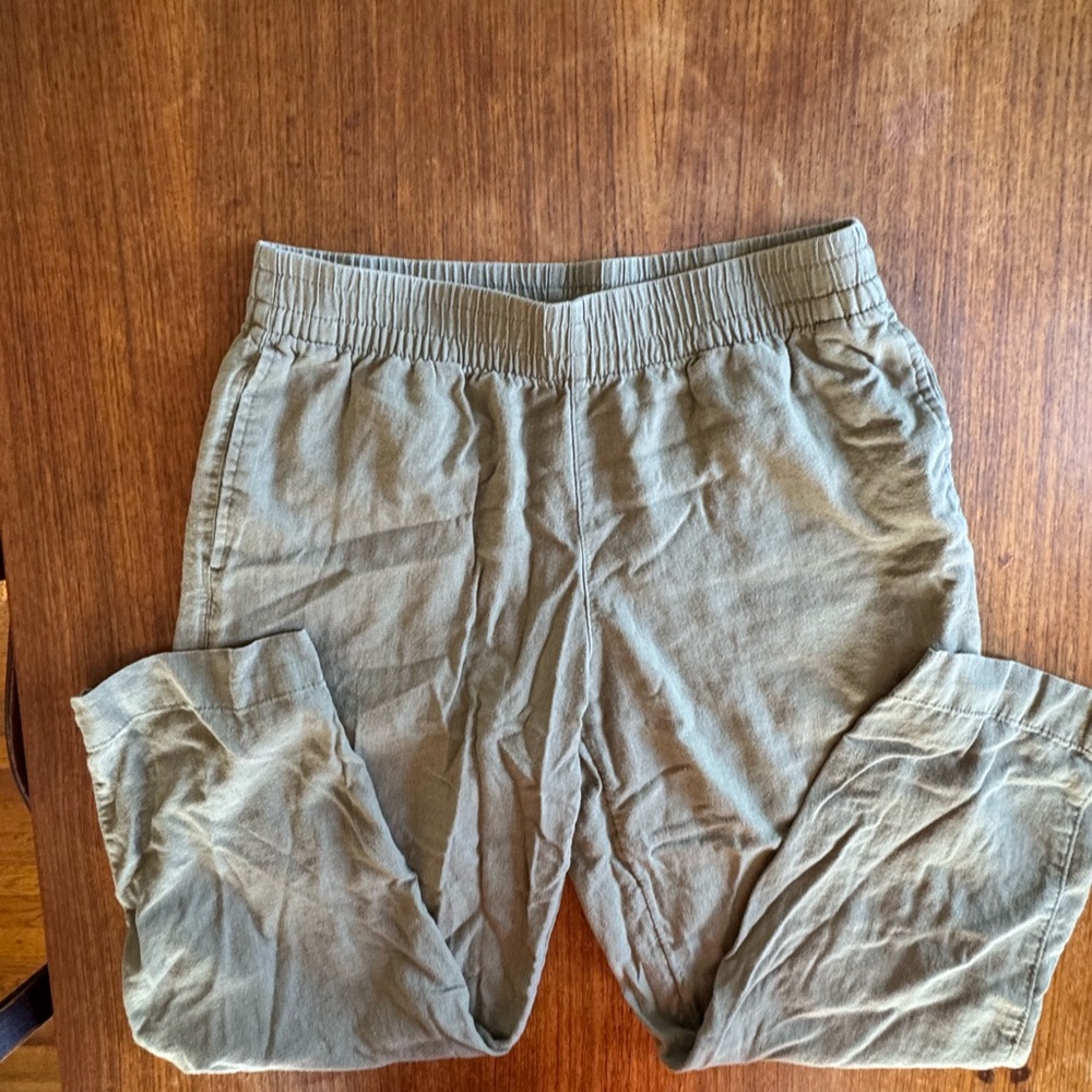 Old Navy Green linen blend  pants
